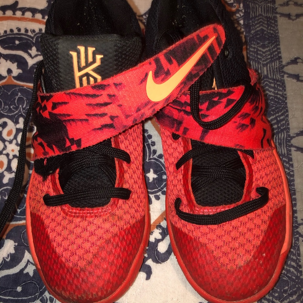 Red orange Nikes
